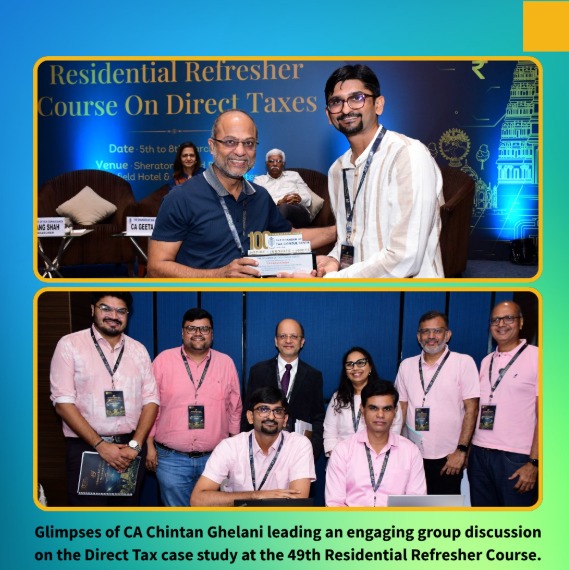 CA Chintan Ghelani — 49th RRC on Direct Tax