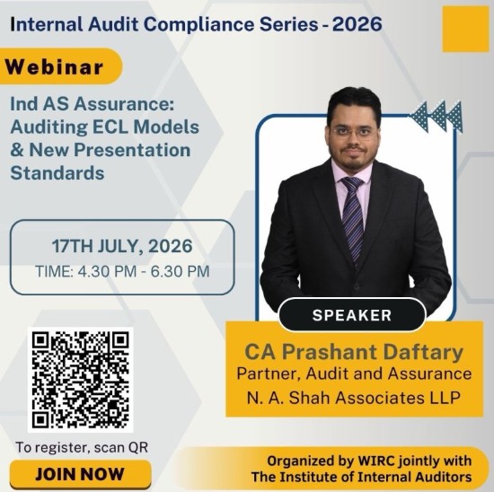 CA Prashant Daftary — Ind AS Assurance Webinar